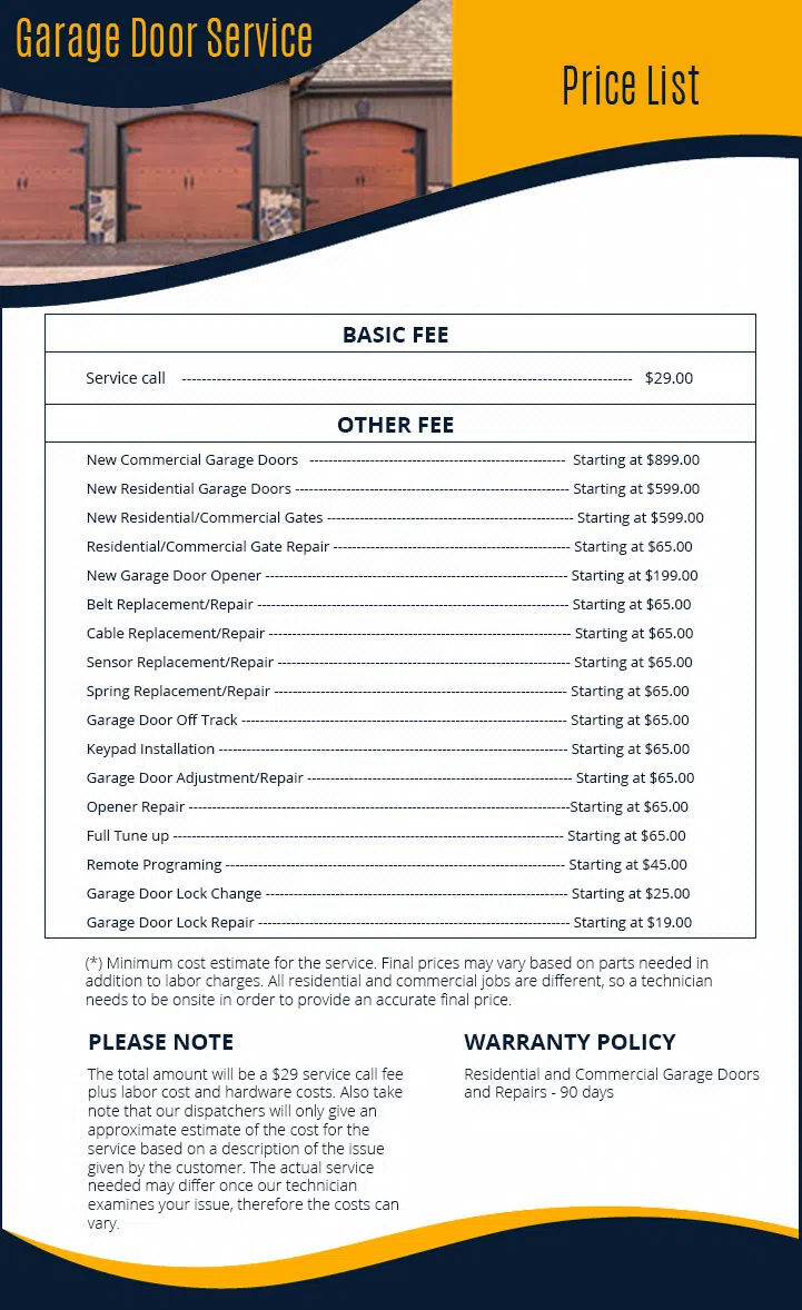 Global Garage Door Service Houston, TX 713-401-1937